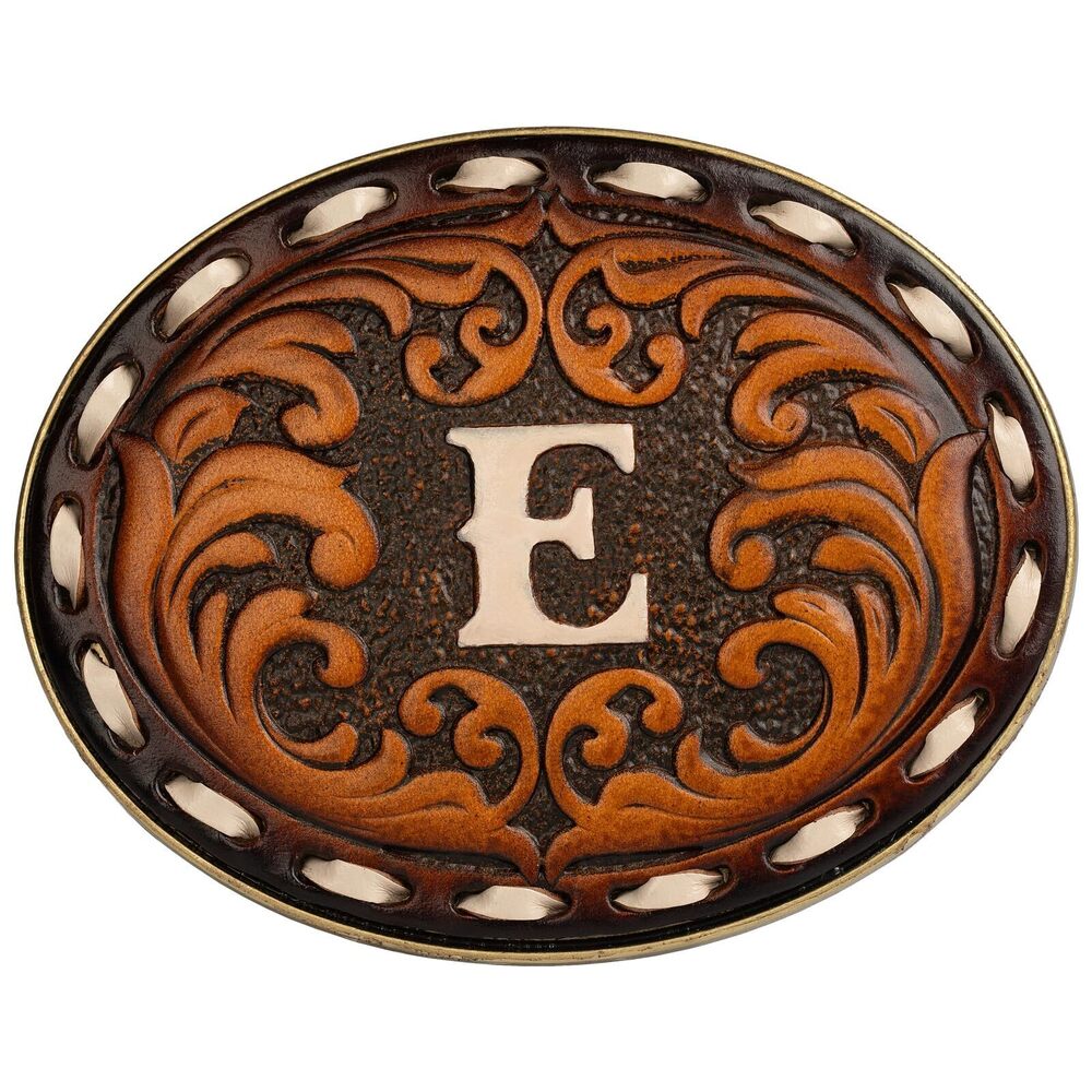 9343 Western Belt Buckle for Cowboy & Cowgirl - Handmade Leather Engraved